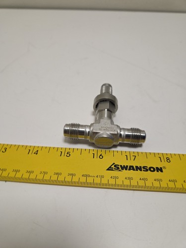 Swagelok SS-4MG-VCP Valvola di misurazione portata media in acciaio inox 1/4" maschio - Foto 4 di 6