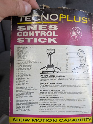 Technoplus SNES Control Stick - TP 197 Excellent Boxed - Afbeelding 11 van 11