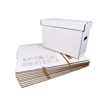 10-Pack Short Comic Book Storage Box Comic Boxes Woodhaven Trading Firm