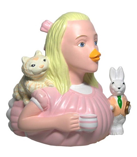 Celebriduck ~ Alice im Wunderland ~ Etui Posten 12 Stück ~ Sammlerstück Gummiente - Bild 1 von 1