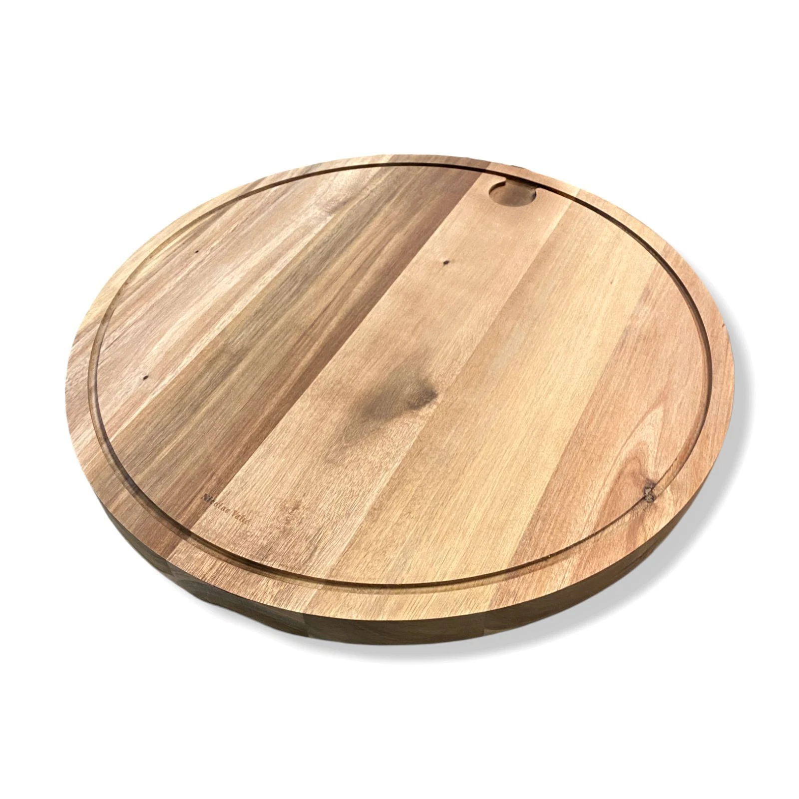 $134 Nicolas Vahé Brown Round Wooden Kitchen Meat Cutting Chopping Board
Opens in a new window or ta