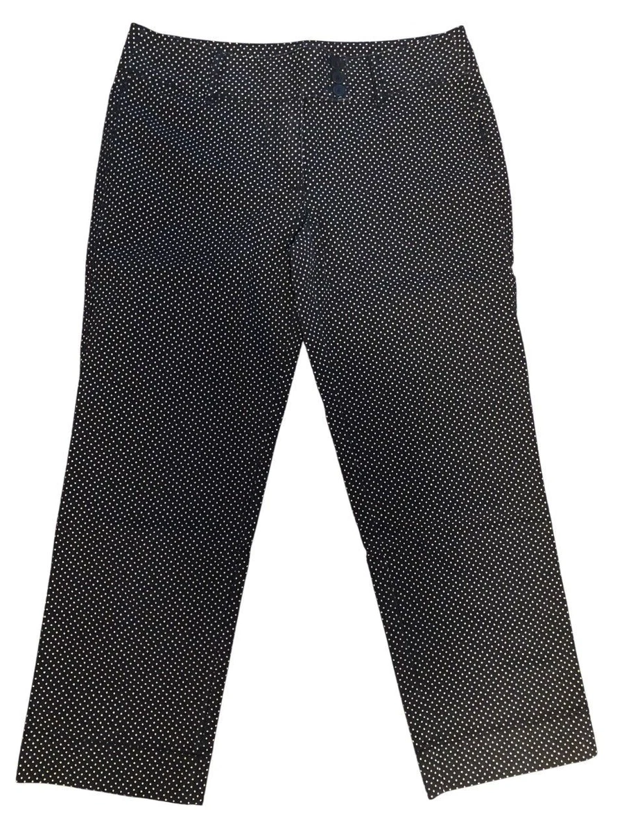 Pantalon Skinny LOFT Marisa à Pois - Taille 6, Gris, Neuf Sans étiquettes (NWOT)