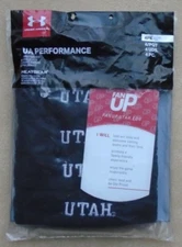 NEW "UNDER ARMOUR UNIVERSITY OF UTAH UTES 4 PACK PERFORMANCE UA WRISTBANDS"