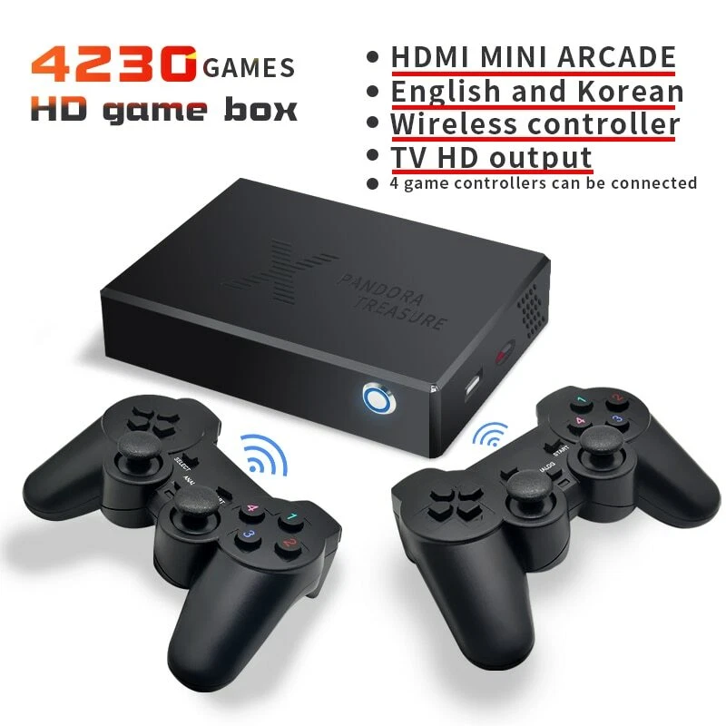 Pandora Box 3D Mini Arcade Video Game Retro Console Built in 4080
