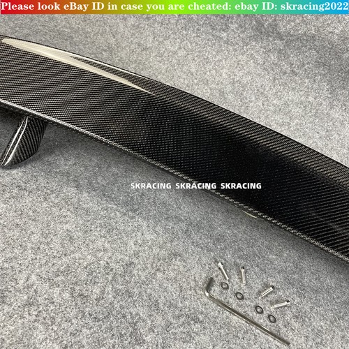 For Mercedes Benz GT GTS 2016+ Real Carbon Fiber GT Rear Trunk Spoiler Wing Kits - Picture 10 of 24