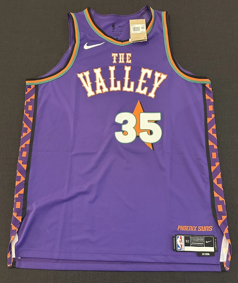 Kevin Durant Signed On Court Authentic Swingman City Jersey Autographed JSA COA - Image 3 of 4