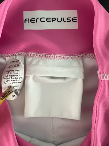 FiercePulse Pink And White Heart Damen Leggings Größe M - Bild 6 von 8