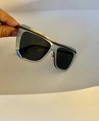 MCQ by Alexander McQueen Gray metallic silver frame 