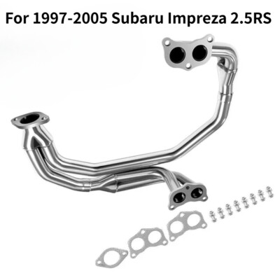 Stainless Steel Exhaust Headers Fit For 1997-2005 Subaru Impreza 2.5RS
