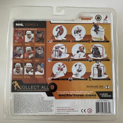McFarlane NHL Series 4 Jocelyn Thibault Chicago Blackhawks Goalie Action Figure - Picture 4 of 5