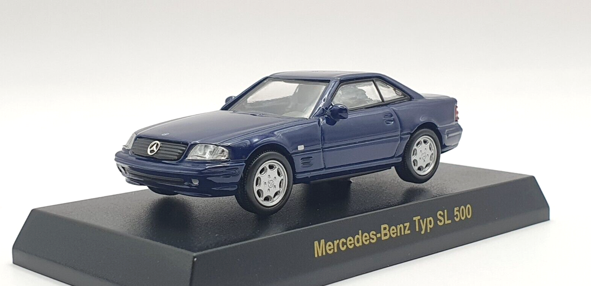 1/64 Kyosho MERCEDES BENZ SL500 BLUE diecast car model | eBay