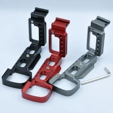 QR L Plate Bracket Holder Vertical Shooting Hand Grip for Sony A6400 A6300 A6100
