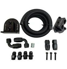 For 2011-22 Ford 5.0 / 5.2 Coyote Oil Filter Relocation Kit Mustang GT / 150 