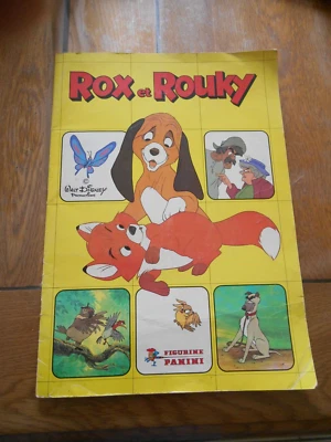 vintage album panini rox et rouky an 1981 incomplet - Photo 1/4