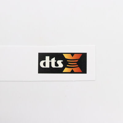 dts ロゴプレート DTS-X logo badge Sticker Decal waterproof 44.5mm(1.75