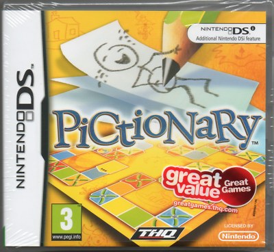 PICTIONARY SPIEL DS DSi Lite ~ NEU / VERSIEGELT