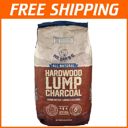 All-Natural Hardwood Lump Charcoal - 16 lb for Exceptional Grilling & Smoking