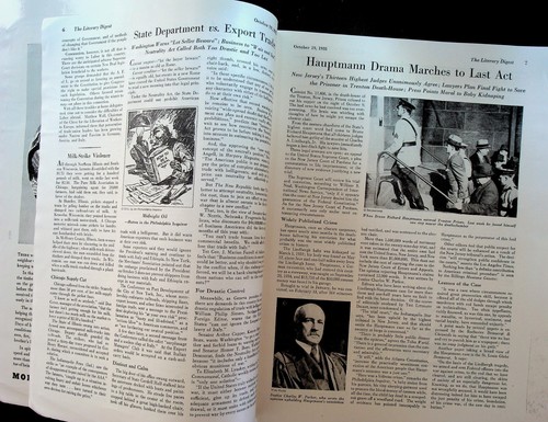 Literary Digest October 19 1935 Adolf Hitler Bruno Hauptmann Wehib Pasha Rodeo - Picture 3 of 5