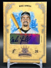 2004 Diamond Kings Crowning Moment Mike Lowell Autograph 7/15 NM+ Marlins Auto