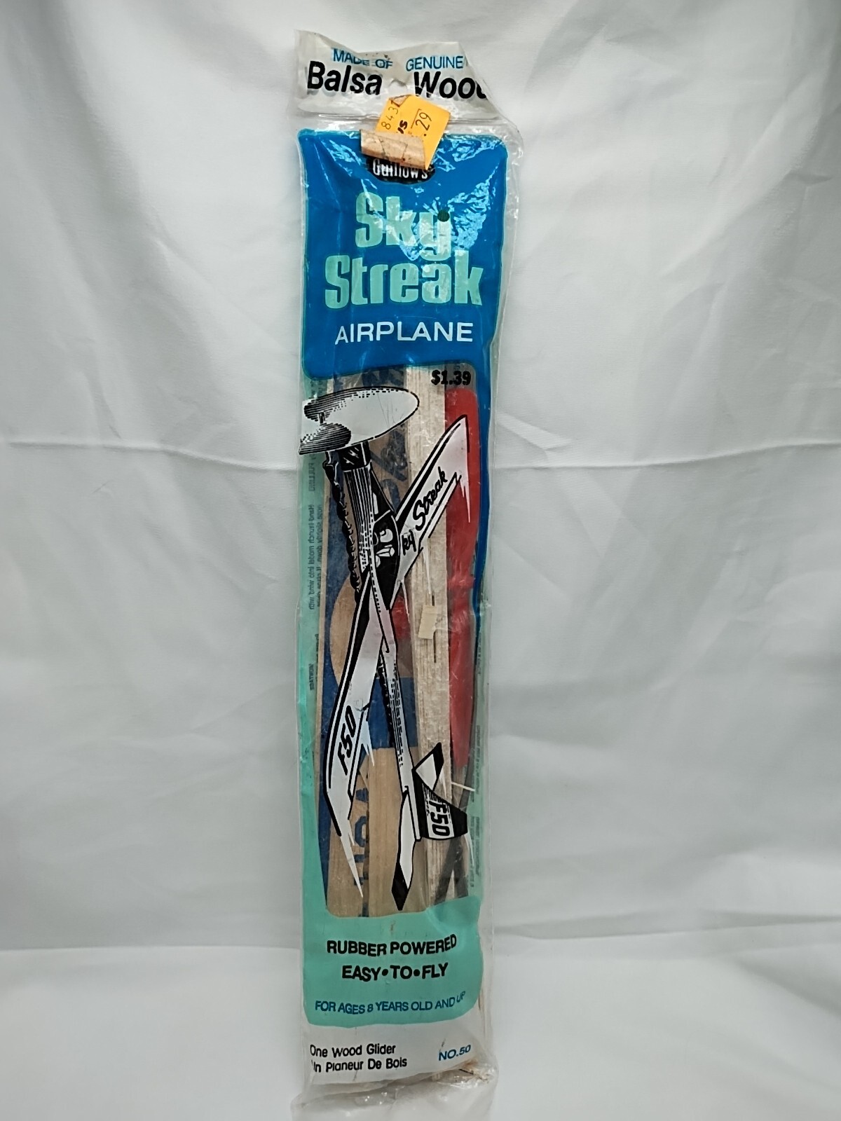 Guillows Sky Streak Airplane Rubber Powered No 50