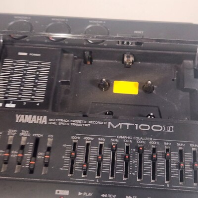 YAMAHA MT100 II Multitrack Cassette Recorder 4 Track - TURNS ON