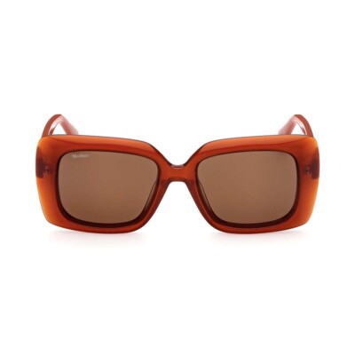 MAX MARA Emme7 MM0030 44E Dark Orange Square Plastic 