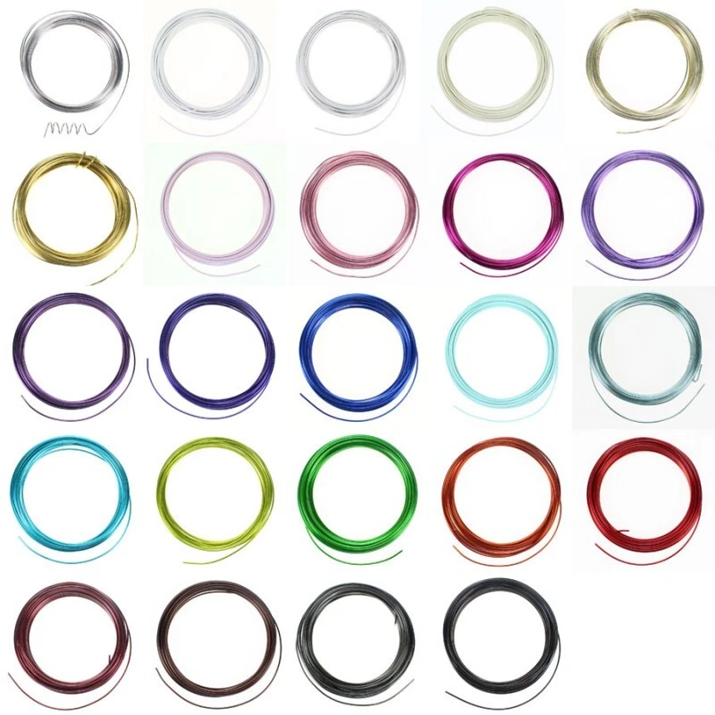 FLORAL-DIREKT 12m Aluminiumdraht Ø 2mm Aludraht Basteldraht Dekodraht Schmuckdraht