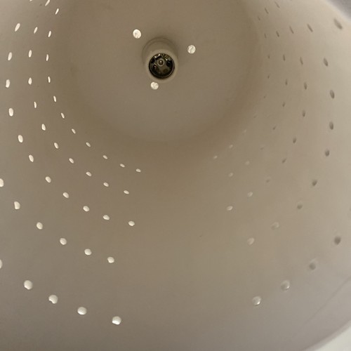 Vintage Mid Century Danish Modern Space Age Brutalist Ziggurat Swag Lamp Fixture - Picture 9 of 9