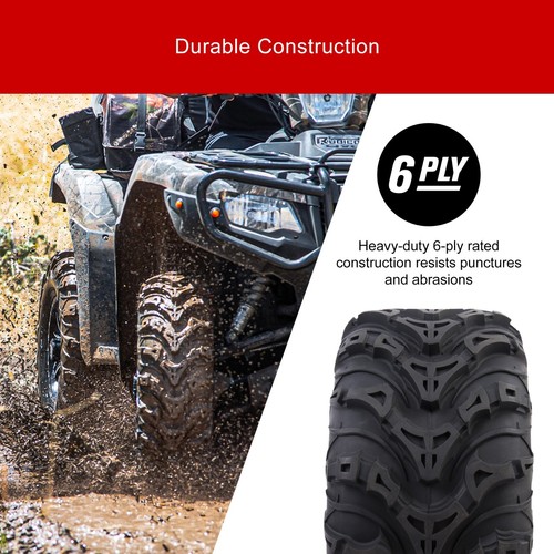 Tusk Mud Force Tire 26x9-12 x 26x11-12 Set of 4 - Picture 7 of 10