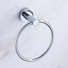 Edelstahl Handtuch Ringe Wandmontage Badezimmer Rund Hand Ständer Handtücher
