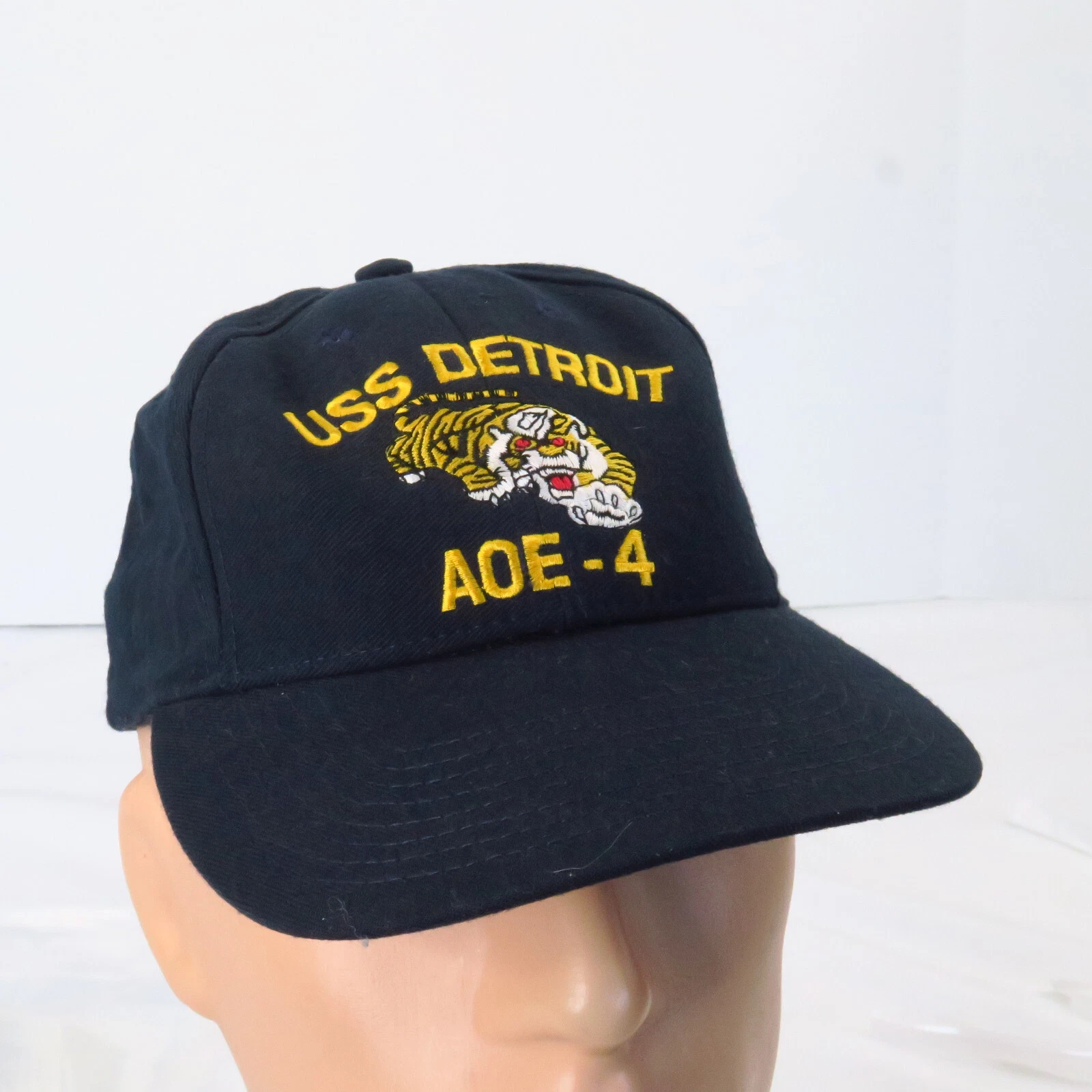 USS Detroit AOE-4 Snapback Hat Combat Support Navy Sacramento Class Made USA