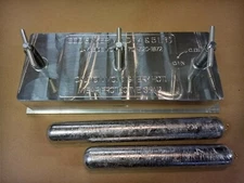 Cod Sinker / Deep Drop Weight Mold ( 2 Cavity ) 4# - 5# Combo Mold Aluminum CNC
