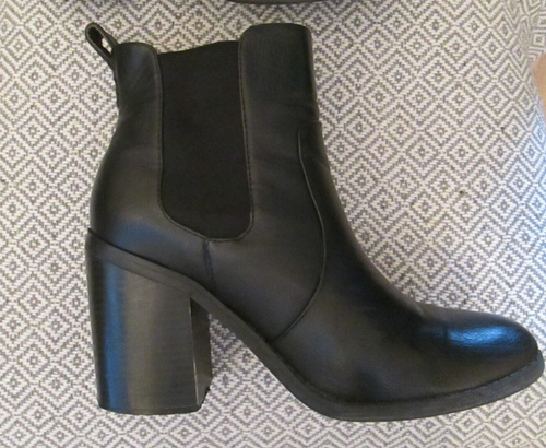 NEW LOOK PULL ON ANKLE BOOTS BLACK UK6 - Picture 2 of 11