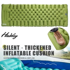 Outdoor Insulated Inflatable Sleeping Pad Mat for Camping Waterproof Thickness