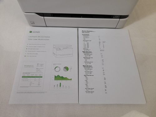 Lexmark MC3224dwe A4 Farb-Multifunktions-USB-LAN-Laserdrucker - Bild 6 von 8