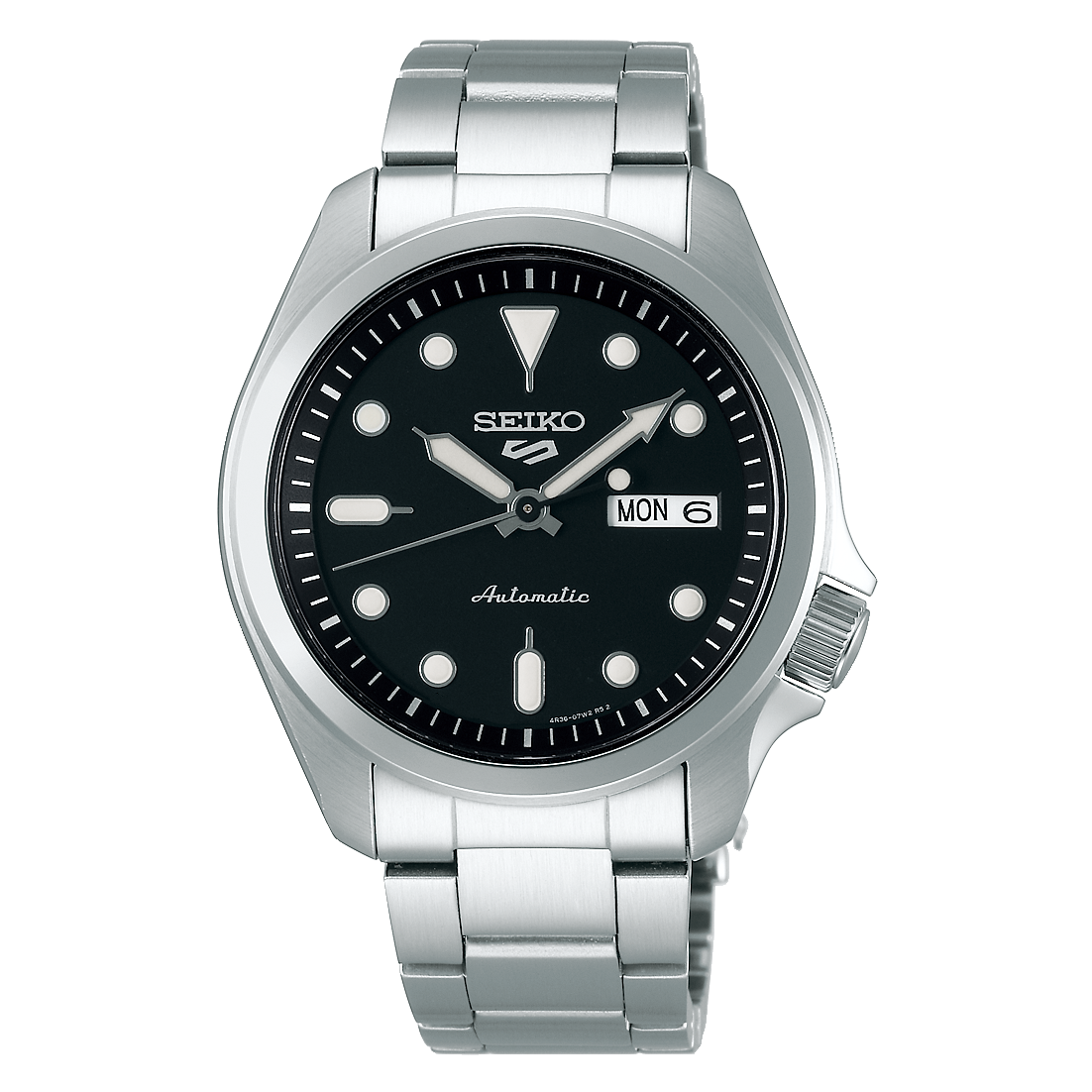 Seiko 5 Sports Men's Black Watch - SBSA025 for sale online