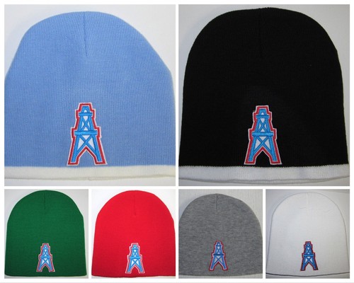Houston Oilers Beanie Knit Hat VINTAGE 