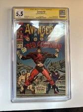 Avengers #43: 1st app. Red Guardian, Marvel 1967 CGC SS Roy Thomas 5.5