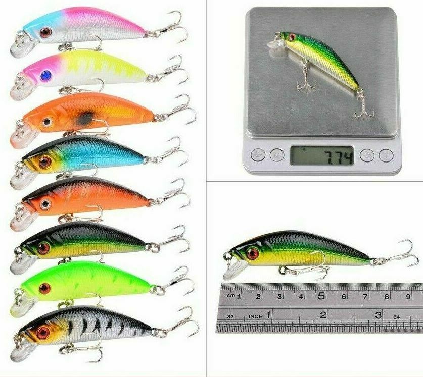 Mixed lot Fishing Lure Kit Bait Set Wobbler Crankbaits