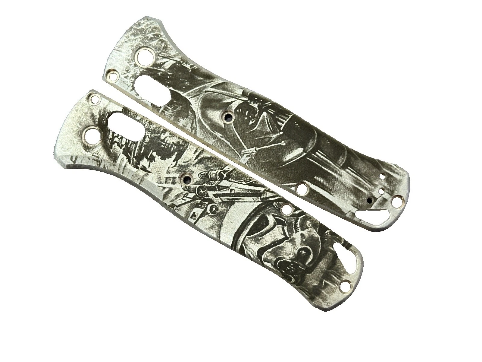 Mango de latón y Personalizado modernos de colección cuchillos plegables hechos a mano