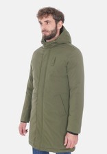 Parka Uomo Invernale con Cappuccio Giaccone Lungo con Imbottitura Calda Slim Fit