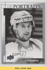 2017-18 Upper Deck Portraits Filip Forsberg #P-22 READ 0c4