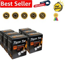 Mess-Free 240 Count Firelighters - Easy and Safe for Wood Burners & Grills 0.13 per lighter