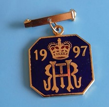 Vintage Henley Royal Regatta 1997 Stewards Enclosure Enamel Members Badge Rowing