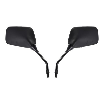 Pair Black Mirrors M10 Rearview Mirrors For Kawasaki KLR250 KLR650 KLR600