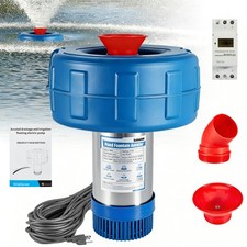 Pond Fountain Aerator Pump Floating Aerating 15000GPH 750W 1HP with 98.4ft Cord