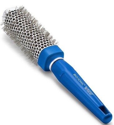 ITOOLS BLUE WAVE NANO BIO IONIC HYBRID BRISTLE MEDIUM 1  SQUARE ROUND BRUSH NEW