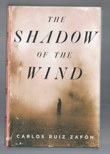 SIGNED BOOK ,hc/dj ,THE SHADOW OF THE WIND by CARLOS RUIZ ZAFON , 1ST ED 2004