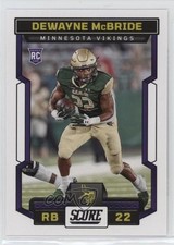 2023 Score Rookies DeWayne McBride #333 g7c