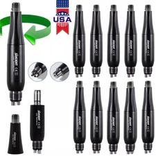 1-10 Dental Hygiene Prophy Handpiece Air Motor 4-Holes 4:1 Nose Cone 360° Swivel